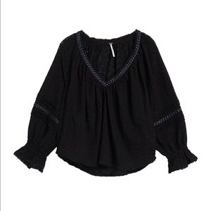 Free People Darcy Eyelet Blouse